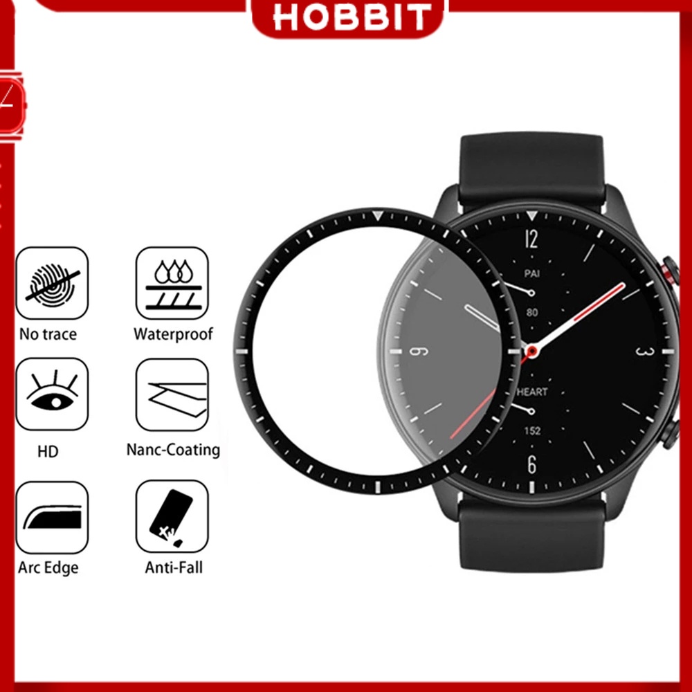 Kính Cường Lực 3D Mềm Mại Bảo Vệ Màn Hình Cho Amazfit BiP S U Pro POP (Không Kèm Kính Cường Lực) Amazfir GTR 2E GTS 2 Mini