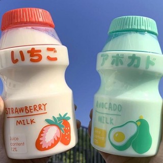 Bình nước Yakult 480ml Bình nước thể thao Bình nước nhựa thời trang