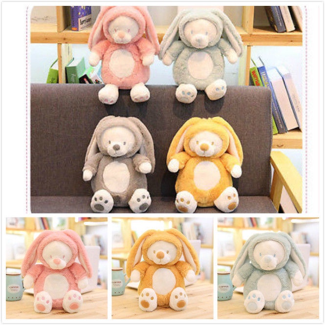 Thú Nhồi Bông Hình Thỏ / Gấu Mềm Mại 20 / 30cm