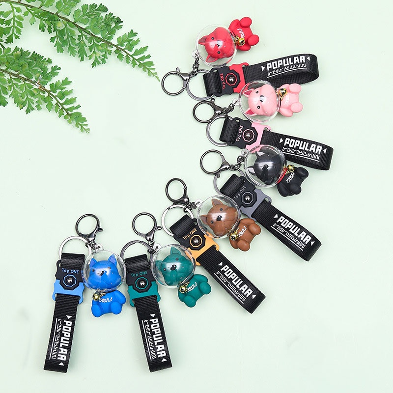 Móc Khóa Hình Chú Chó Hoạt Hình Dễ Thương