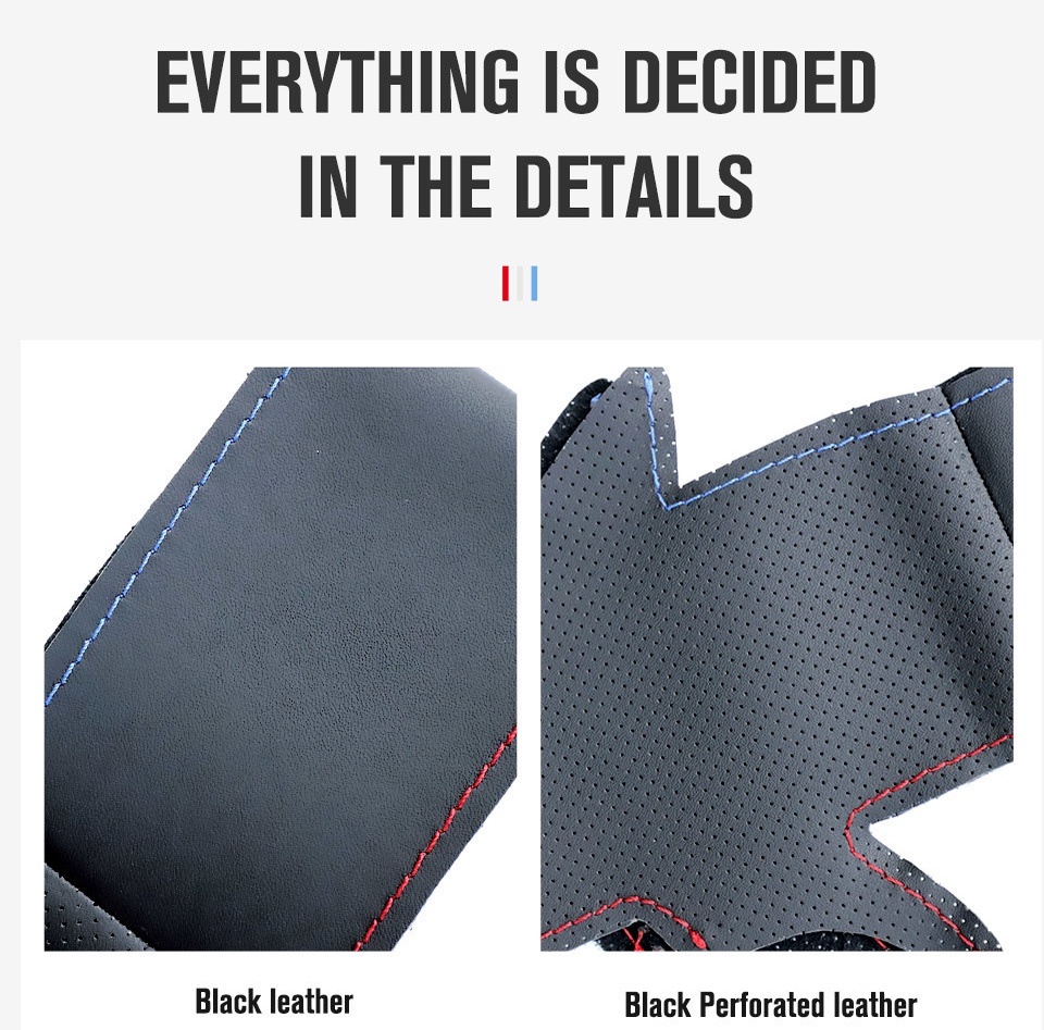 Vỏ Bọc Vô Lăng Bằng Da Nhân Tạo Màu Đen Cho Ford Focus 2 2005 2006 2007 2008 2009 2010 2011