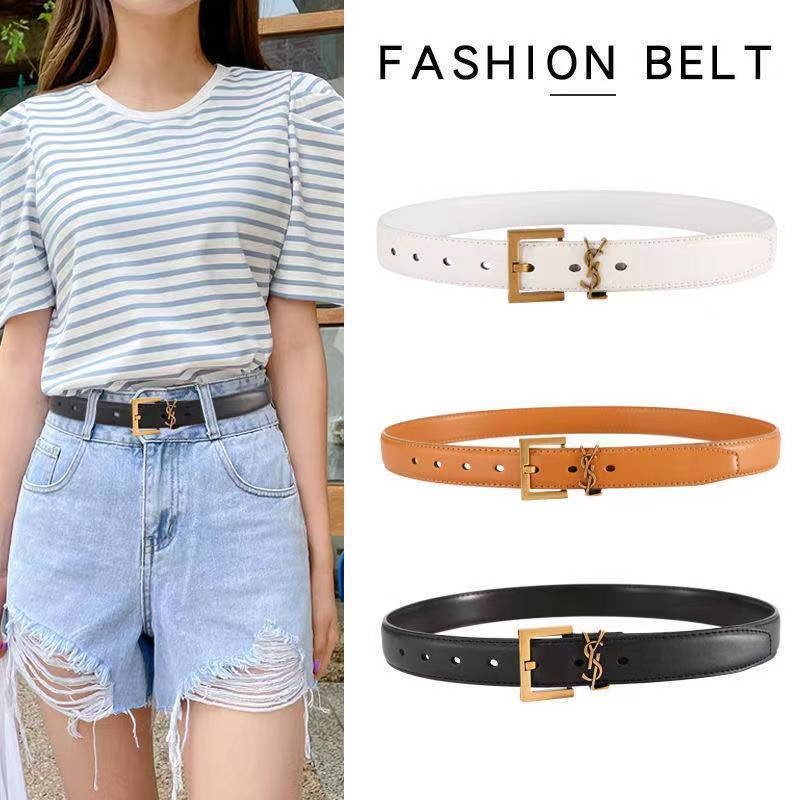 Hàng Có Sẵn! Thắt Lưng Da Thật Unisex Thời Trang Chất Lượng Cao