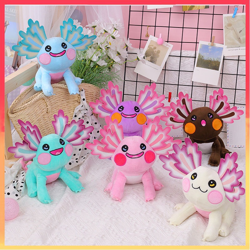 Đồ chơi nhồi bông Axolotl 27cm Trang Trí Đáng Yêu