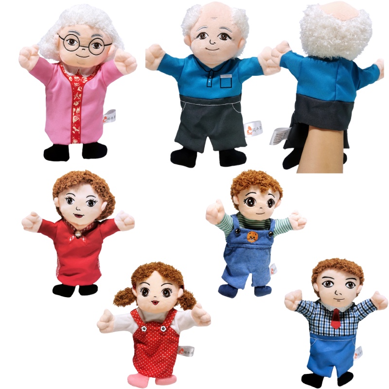 Đồ Chơi Con Rối Đeo Tay Nhồi Bông Mềm Tương Tác Giáo Dục Sớm Cho Bé Và Gia Đình