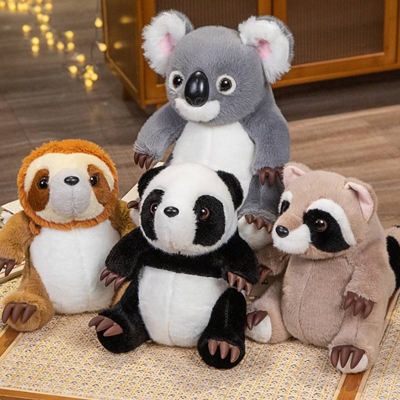 Gấu Trúc Nhồi Bông Pp Cotton Pp Chất Lượng Cao Koala Racoon Và Con Lười Bền Và An Toàn!