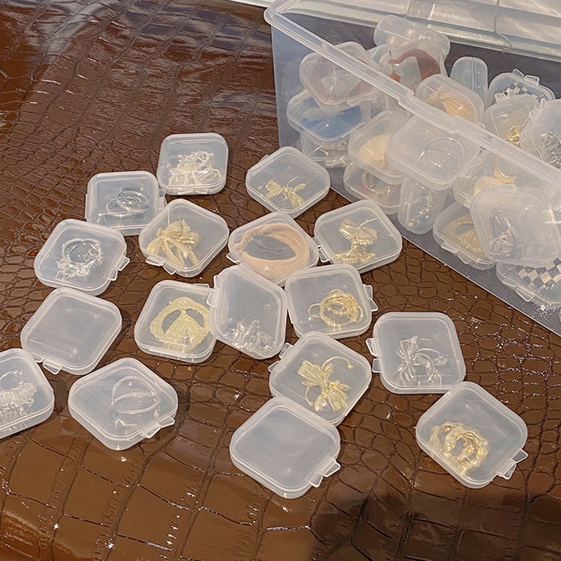 Hộp Nhựa PVC Trong Suốt Chống Oxy Hóa Đựng Trang Sức Tiện Dụng