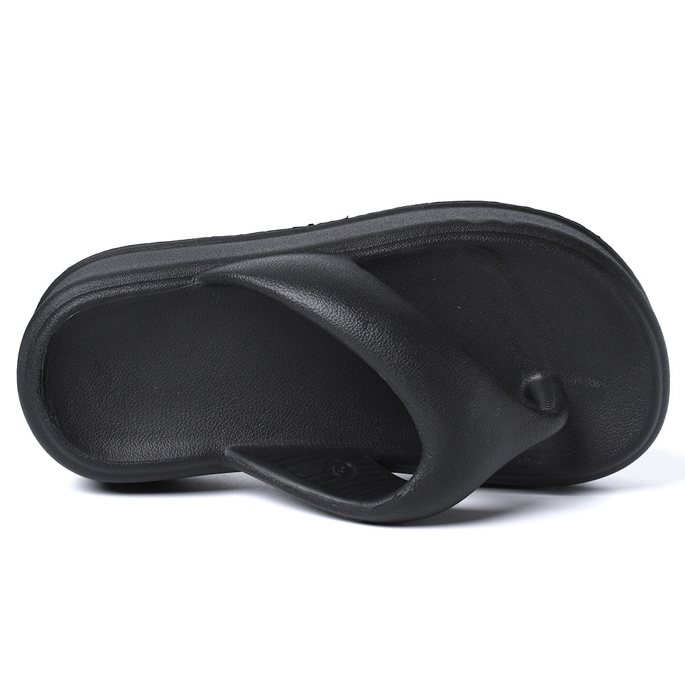 Dép bánh mì xỏ ngón đế cao 7cm chất EVA siêu nhẹ êm chân tăng chiều cao đi biển chống nước