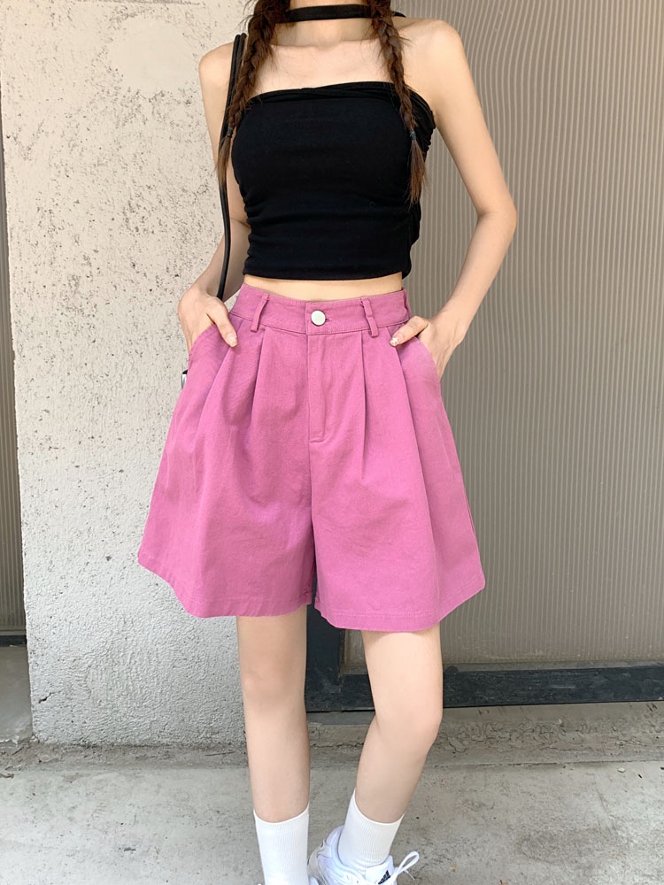 Quần Short Lưng Thun Ống Rộng Phong Cách Hàn Quốc Mới 64918