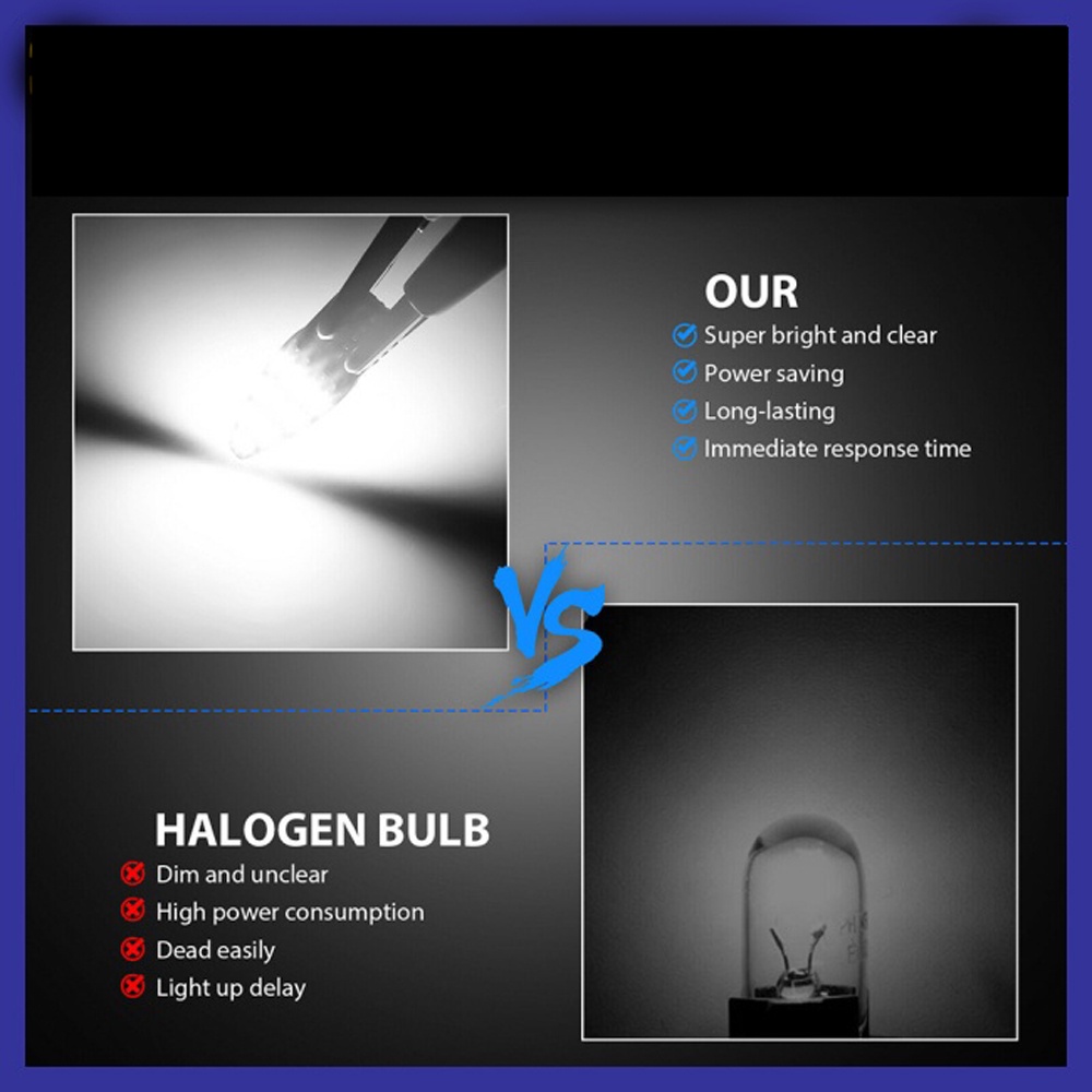 1 Đèn Led T10 194 168 W5w 2825 24smd 6000k 300 Lm Dc 12v Ánh Sáng Trắng Gắn Biển Số Xe Hơi / Mô Tô