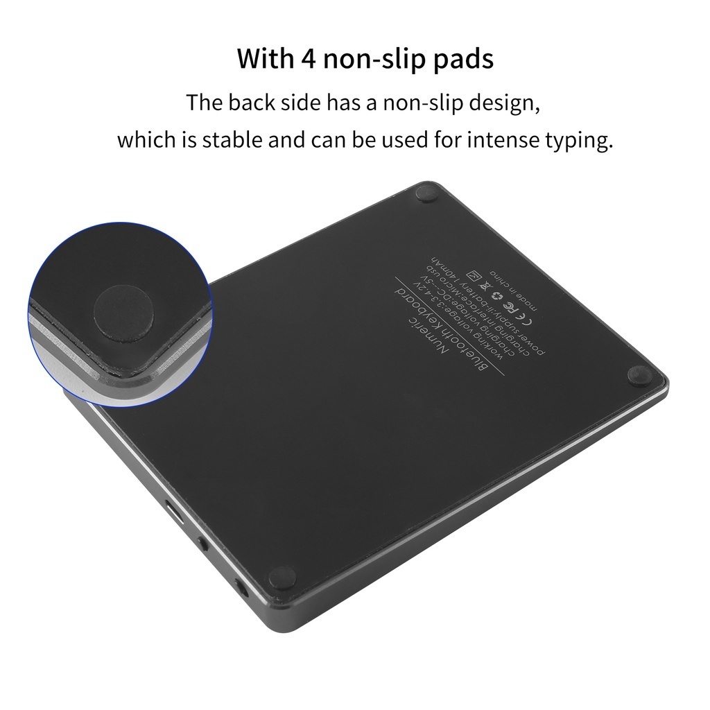 Bàn Phím Số N960 28 Phím Bluetooth 3.0 Bằng Hợp Kim Nhôm Có Thể Sạc Lại