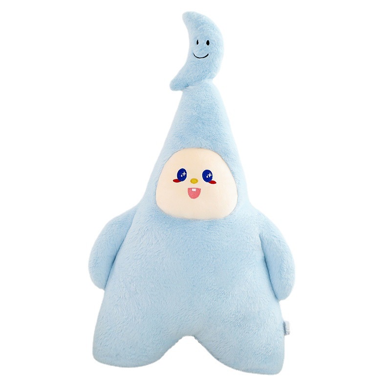 Gối Nhồi Bông Hình Trăng Sao Trang Trí Nhà Cửa