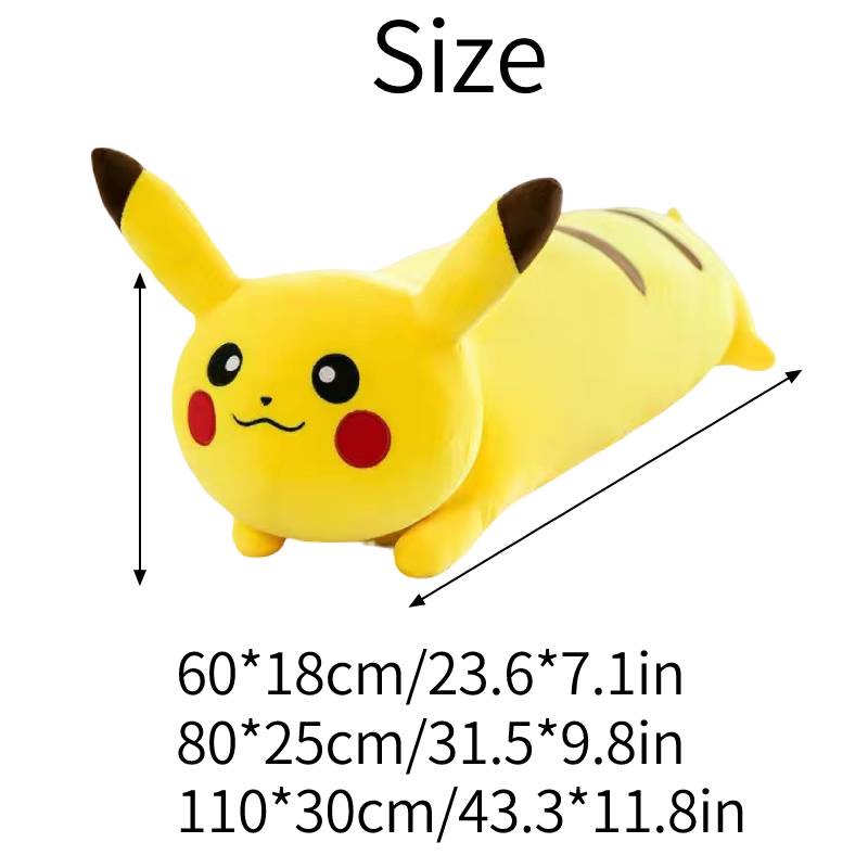 Gối Ôm Dài Hình Pikachu Dễ Thương