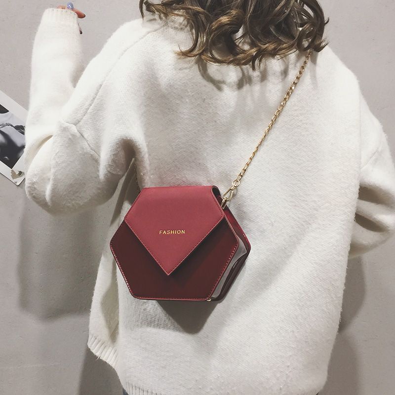 Mnefokc Túi Xách Nhỏ Chuỗi Chic Nữ Xuân Hè Mới Triều Tiên Phiên Bản Xã Hội Đáp Ứng Sinh Viên Chà Một Vai Chéo Túi Xách