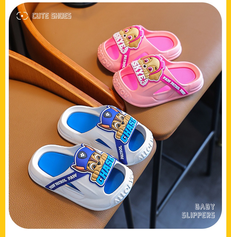 Dép Đi Trong Nhà Đế Mềm Họa Tiết Hoạt Hình Thời Trang Mùa Hè Cho Bé Trai