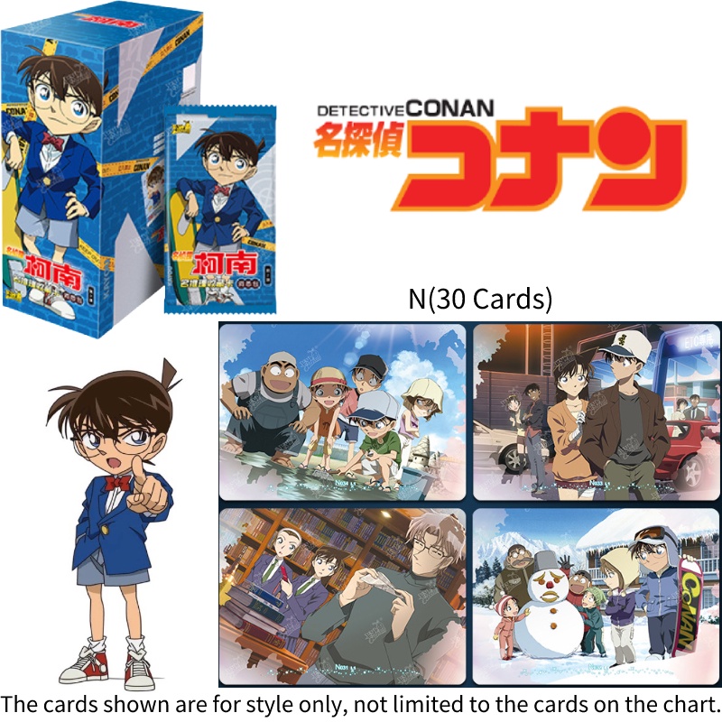 Bộ 12, 24, 36, 60, 108 Thẻ Hình Conan Nhiều Màu Sắc