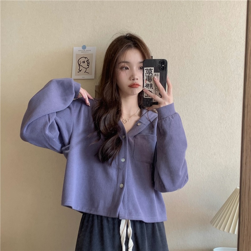 Áo cardigan Tay Dài Dáng Rộng 66963