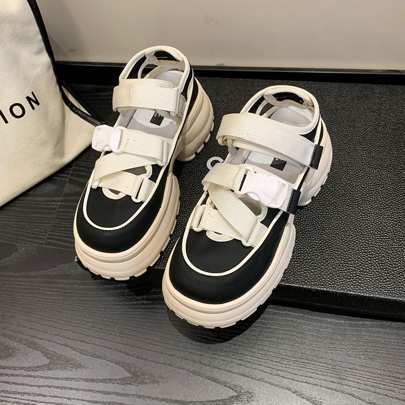 FEIJIANU dép sandal nữ giày sandal nữ dép đế cao đi biển Thoải Mái Xinh Xắn  26Z230614