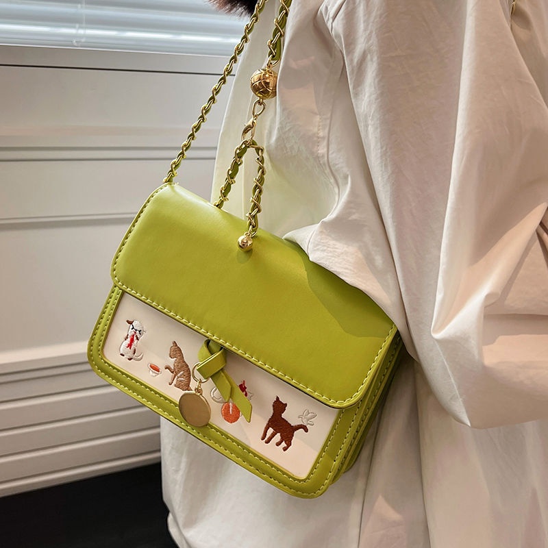 Mnefokc Túi Xách Mùa Hè Nhỏ, Túi Xách Dây Xích Dung Lượng Lớn, Túi Xách Nữ , Túi Xách Nghiêng, Túi Xách Dễ Thương.