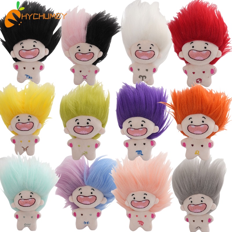 HYC Humey Búp Bê Nhồi Bông Hình Chòm Sao Tóc Dài 15cm Dễ Thương