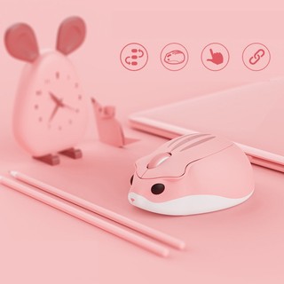 Chuột Bluetooth Không Dây Hình Chuột Hamster Dễ Thương