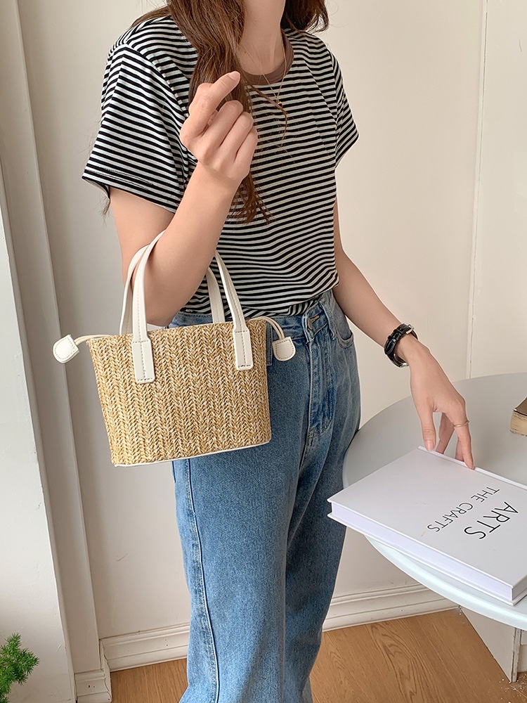 Túi Đeo Chéo Đan Cói Phong Cách Thời Trang Mùa Hè 65319