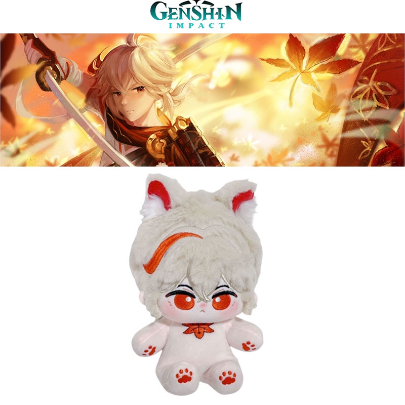 Búp Bê Nhồi Bông Cuddly Và Lá Phong 20cm Mềm Mại Lấy Cảm Hứng Từ Genshin Va Chạm Gió