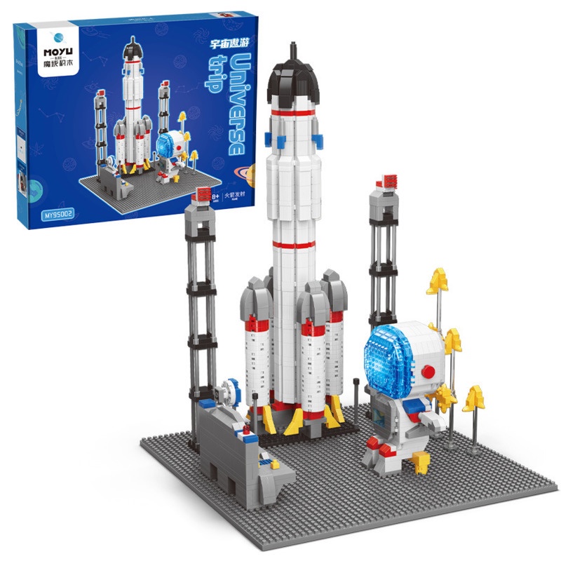 lego mini  lắp ráp mô hình bộ lego đồ chơi cho bé trai Bộ Đồ Chơi Lắp Ráp Lego Hình Phi Hành Gia Dạ Quang Cho Bé