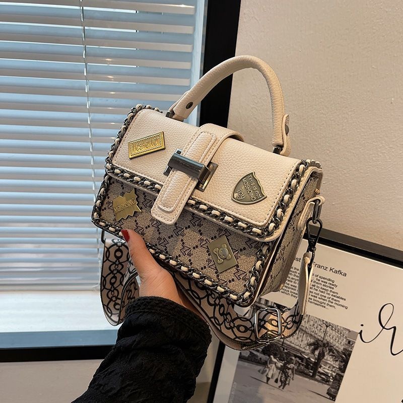 Túi Vuông Trắng Niche Dành Cho Nữ  Đeo Vai Xách Tay