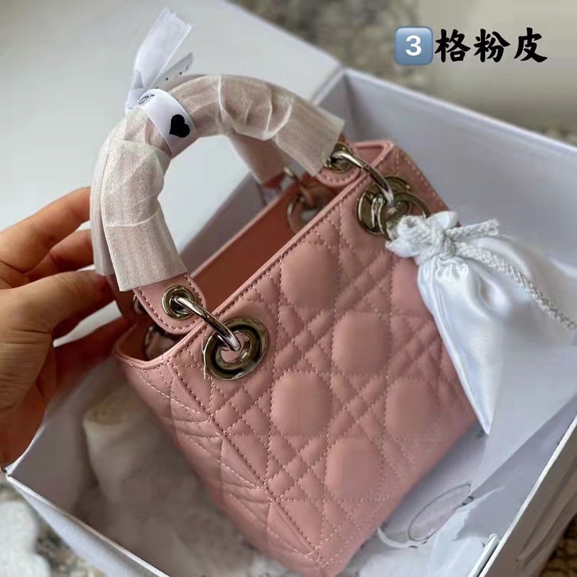 Túi Nữ Ba Lưới Túi Diana Mới Nhỏ Ck Dây Xích Hình Thoi Túi Đeo Vai Messenger Xu Hướng