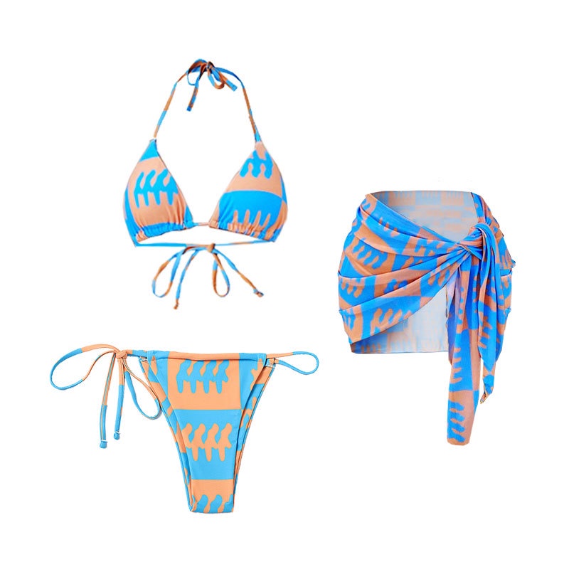 Bộ Đồ Bơi Bikini Ba Mảnh Quyến Rũ Thời Trang Cho Nữ