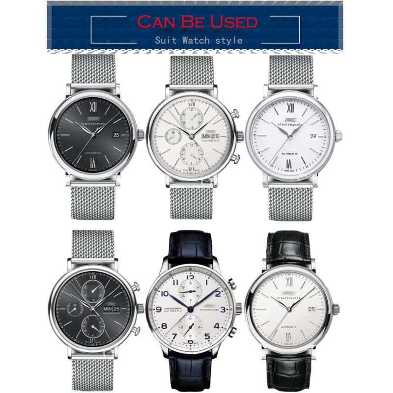 YIFILM Dây Đeo Thay Thế Bằng Thép Không Gỉ Cho Đồng Hồ IWC PORTOFINO PORTUGIESER 20mm22mm