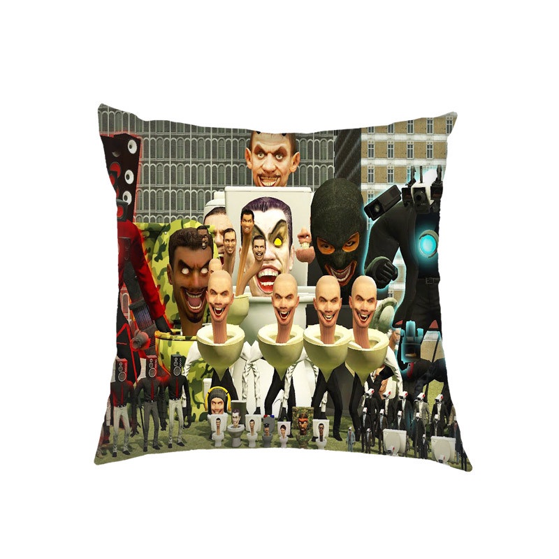 Skibidi Vỏ Gối Trang Trí Ghế sofa