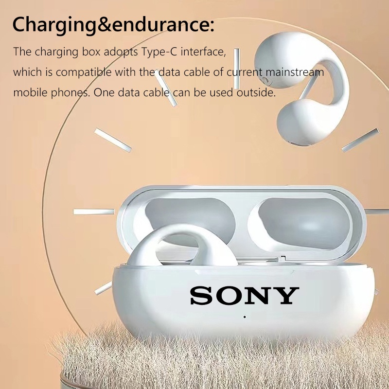 SONY Tai Nghe Nhét Tai Bluetooth Không Dây Âm Thanh Sống Động Chất Lượng Cao 24h