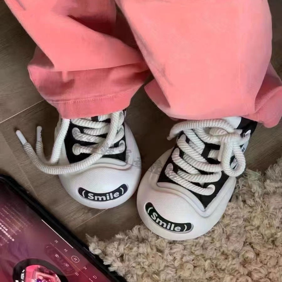 C＆S Giày Thể Thao Dế dày Phong Cách Mùa hè Mới 2023 Dễ Phối Đồ Thời Trang Cho Nữ