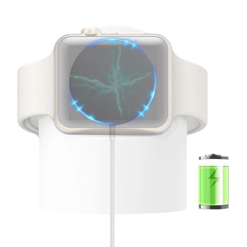 Đế Sạc Silicone Cho iWatch series ultra 8 7 6 SE 5 4 3 2 1 iWatch band 49mm 41mm 45mm 42mm 38mm 44mm 40mm Giá Đỡ