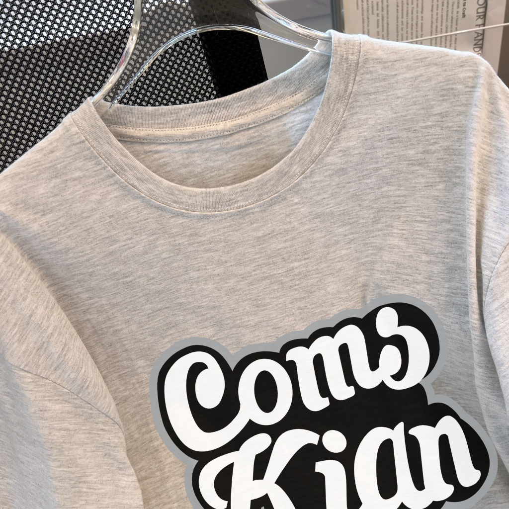 Áo Thun Cotton Dáng Rộng Ngắn Tay In Chữ Phong Cách Hàn Quốc Thời Trang Mùa Hè 63575