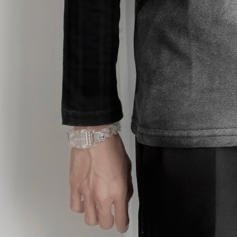 Vòng Cổ Acrylic Thời Trang Hip Hop Cá Tính Dành Cho Cặp Đôi