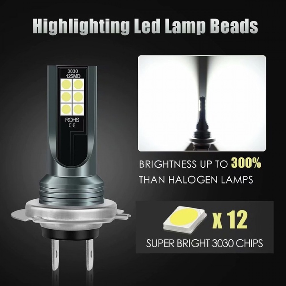 2 cái h4 h7 đèn pha led ô tô h11 h8 h9 h16jp h1 h3 bóng đèn pha 9005 9006 tự lái 6500k 12v 24v