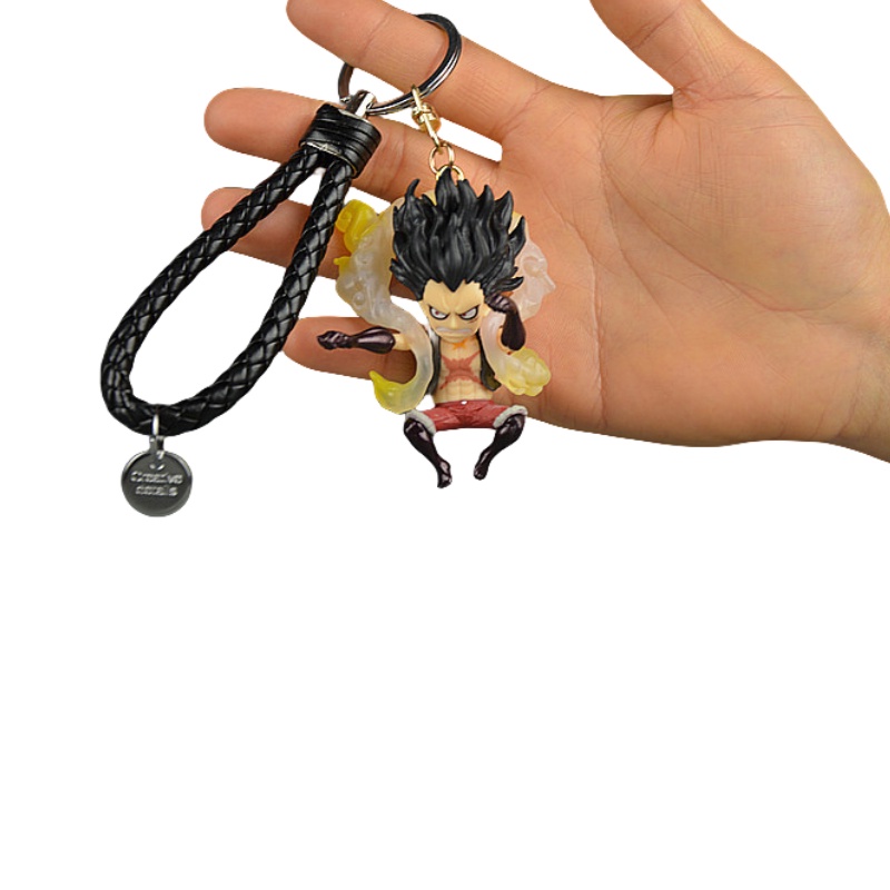 Móc Khóa pvc 7cm Hình Nhân Vật nika snakeman luffy Trong one piece