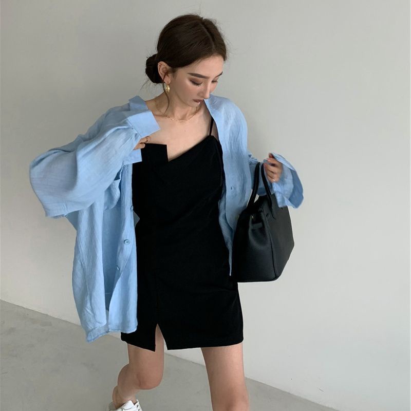 Mla Myra Set Đầm Hai Dây Spicy Đường Phố Gợi Cảm Thiết Kế Mới Cho Chị Em Gái Hoàng Gia Ngọt Ngào Mù