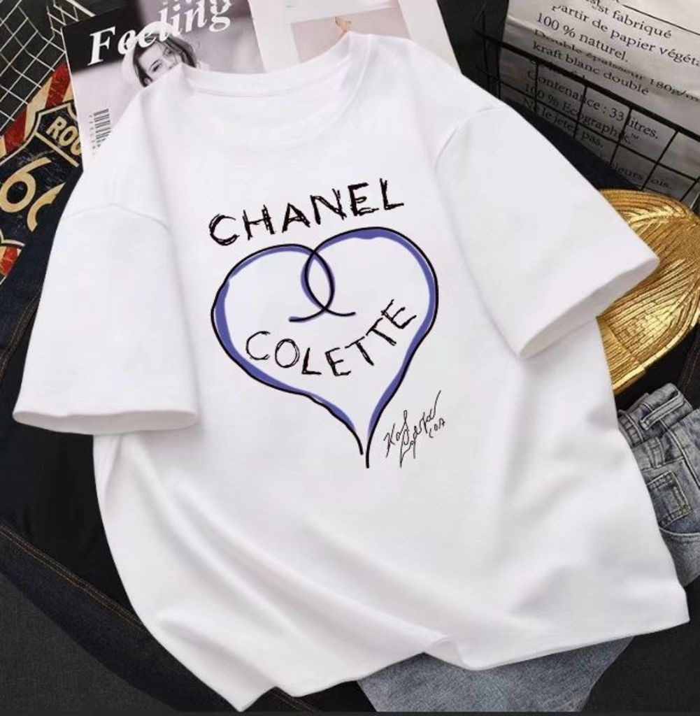 Áo Thun 23% Cotton Tay Ngắn Cổ Tròn Màu Trắng Đen Phong Cách Hàn Quốc Thời Trang Cho Nam Nữ Đồng Hồ Đeo Tay Kiểu Hàn Quốc Thiết Kế Xinh Xắn Cho Các Cặp Đôi