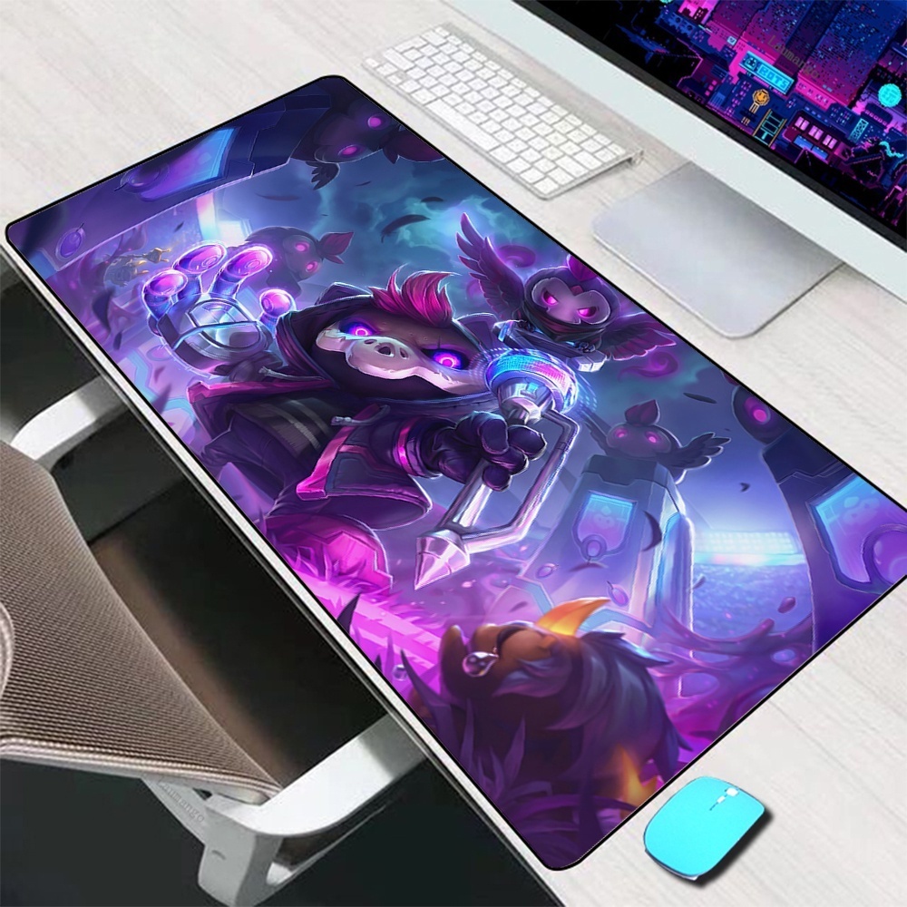 Tấm Lót Chuột Và Bàn Phím Cỡ Lớn In Hình Game Liên Minh Huyền Thoại