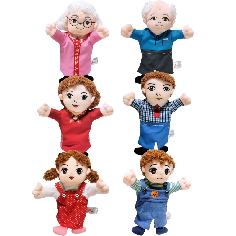 Con Rối Đeo Tay Nhồi Bông 30cm Hình Nhân Vật Dễ Thương Cho Bé Mẫu Giáo