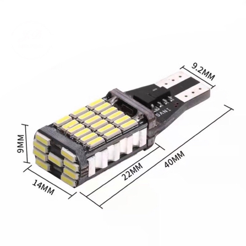 Đèn LED Tín Hiệu 45 chip T10 / T15  Cho Xe Hơi Xe Máy