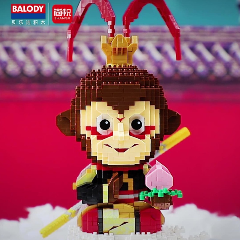 Bộ  lego mini  lắp ráp mô hình bộ lego Đồ Chơi Lắp Ráp 16280-16281 Vui Nhộn Cho Bé