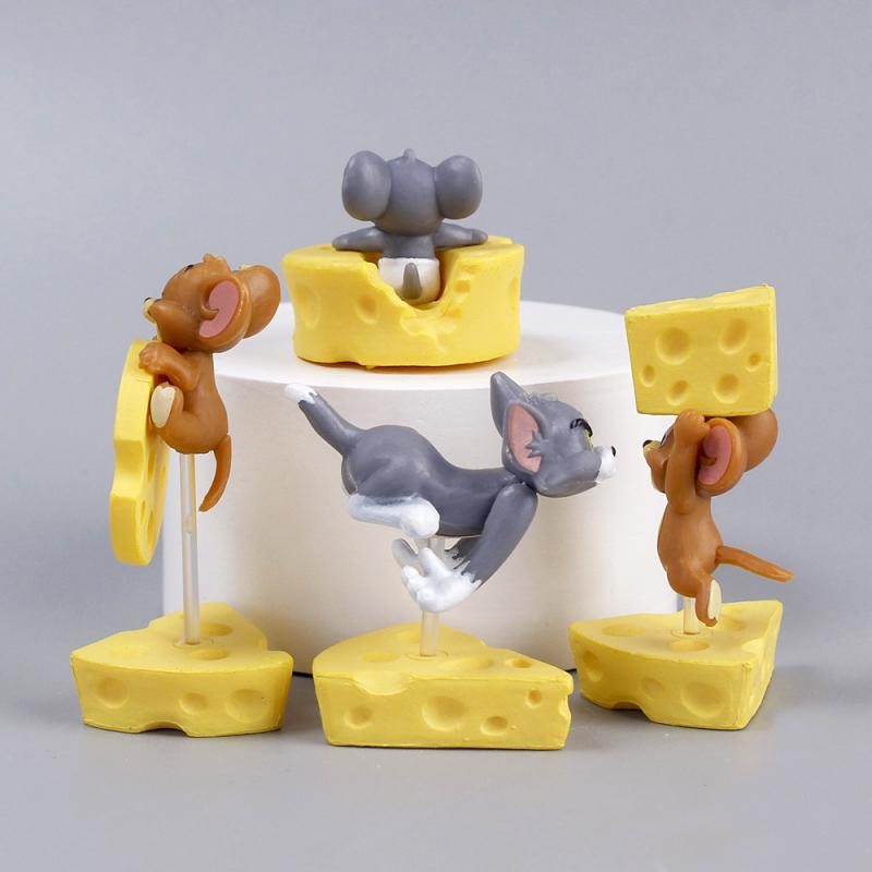Set 4 Mô Hình Nhân Vật Phim Hoạt Hình Tom Và Jerry