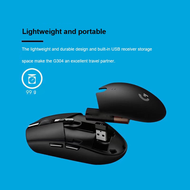 Chuột Quang Không Dây Logitech G304 6 Nút Bấm 12000 DPI