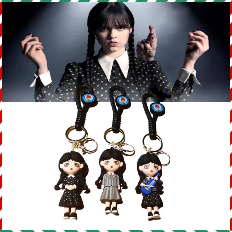 Móc Khóa Xe Hơi Adams Family Chất Liệu Cao Su Dùng Làm Quà Tặng Cho Bé