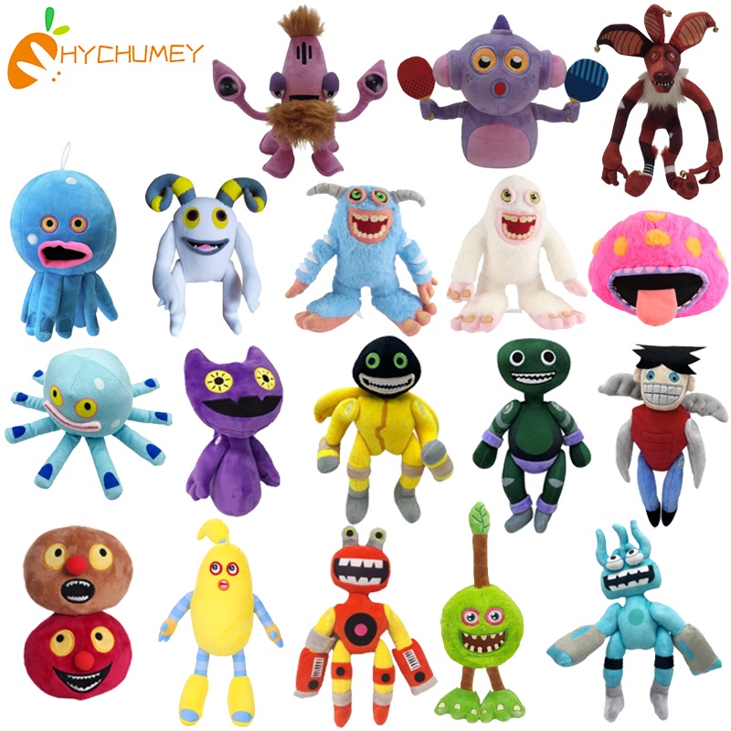HYC Humey Búp Bê Nhồi Bông Hình My Singing Monsters Trái Bắp Nhồi Bông Trang Trí Phòng Bé