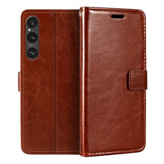 Bao da flip case cho sony xperia 1 v 2023 bao da pu sony xperia 1v